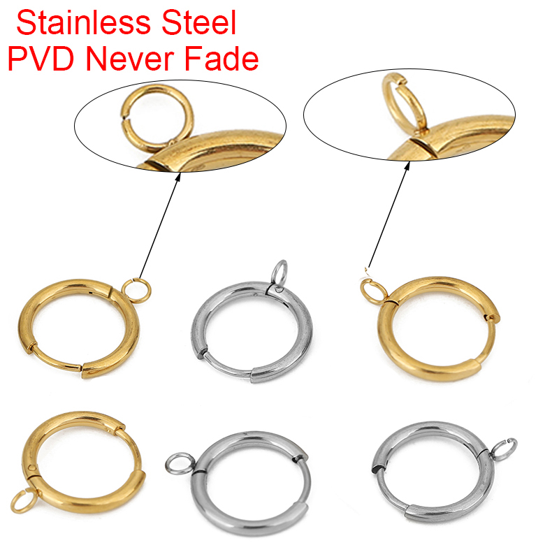 Jewelry Making Hobby - 10pcs PVD Never Fade Earrings Hooks