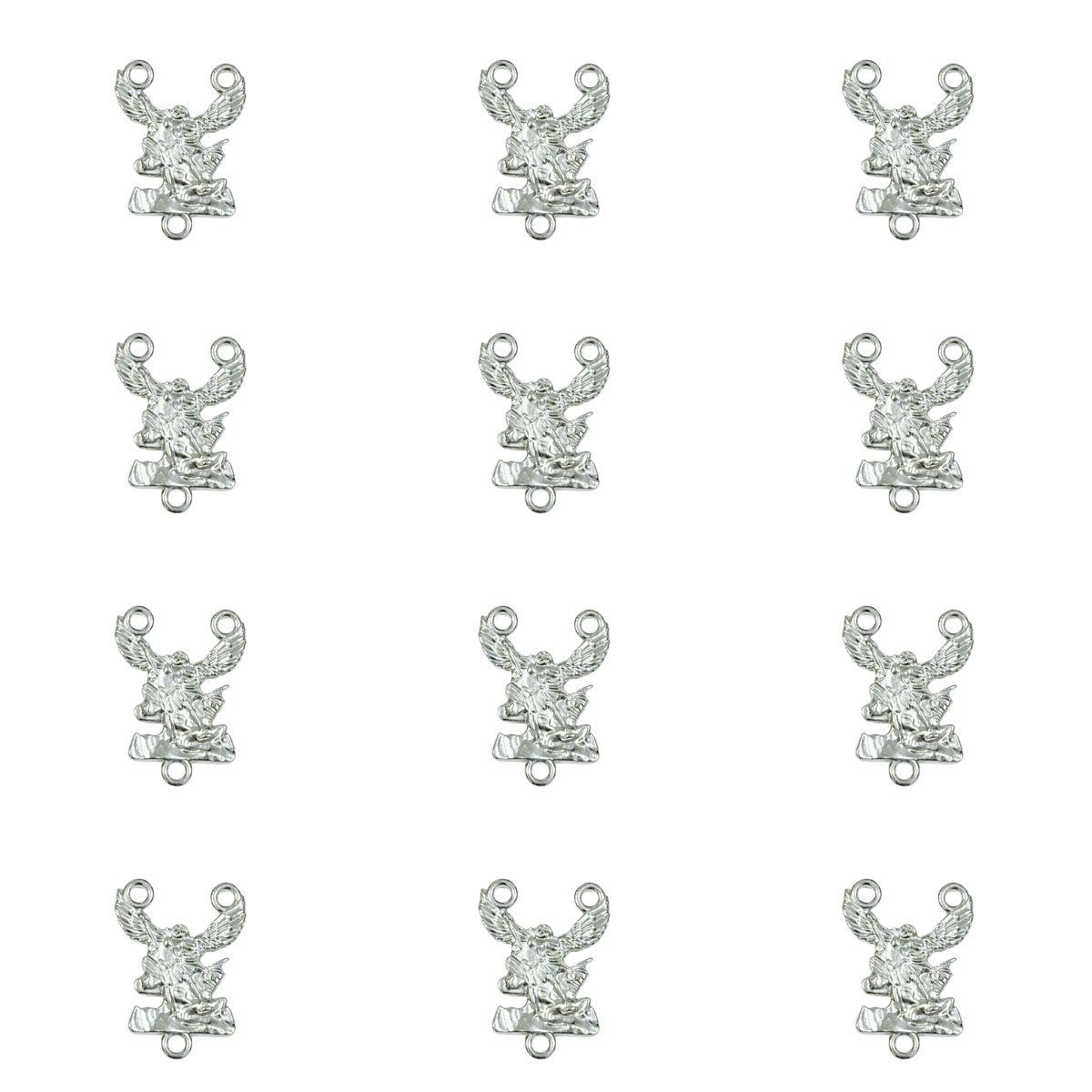 Jewelry Making Michaels - 20Pcs St Michael Archangel Charms, Silver