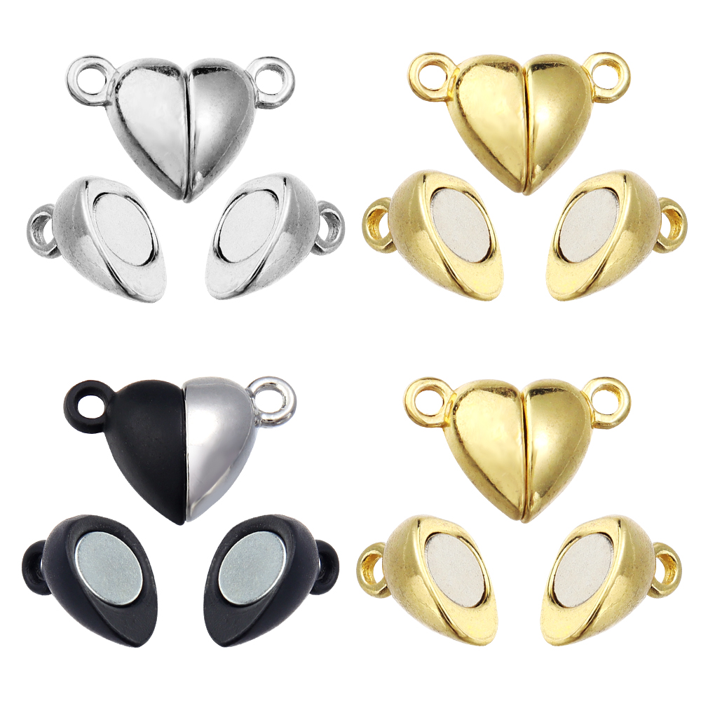 Jewelry Making Hobby - 5pcs/Lot Alloy Love Heart Shaped Magnetic