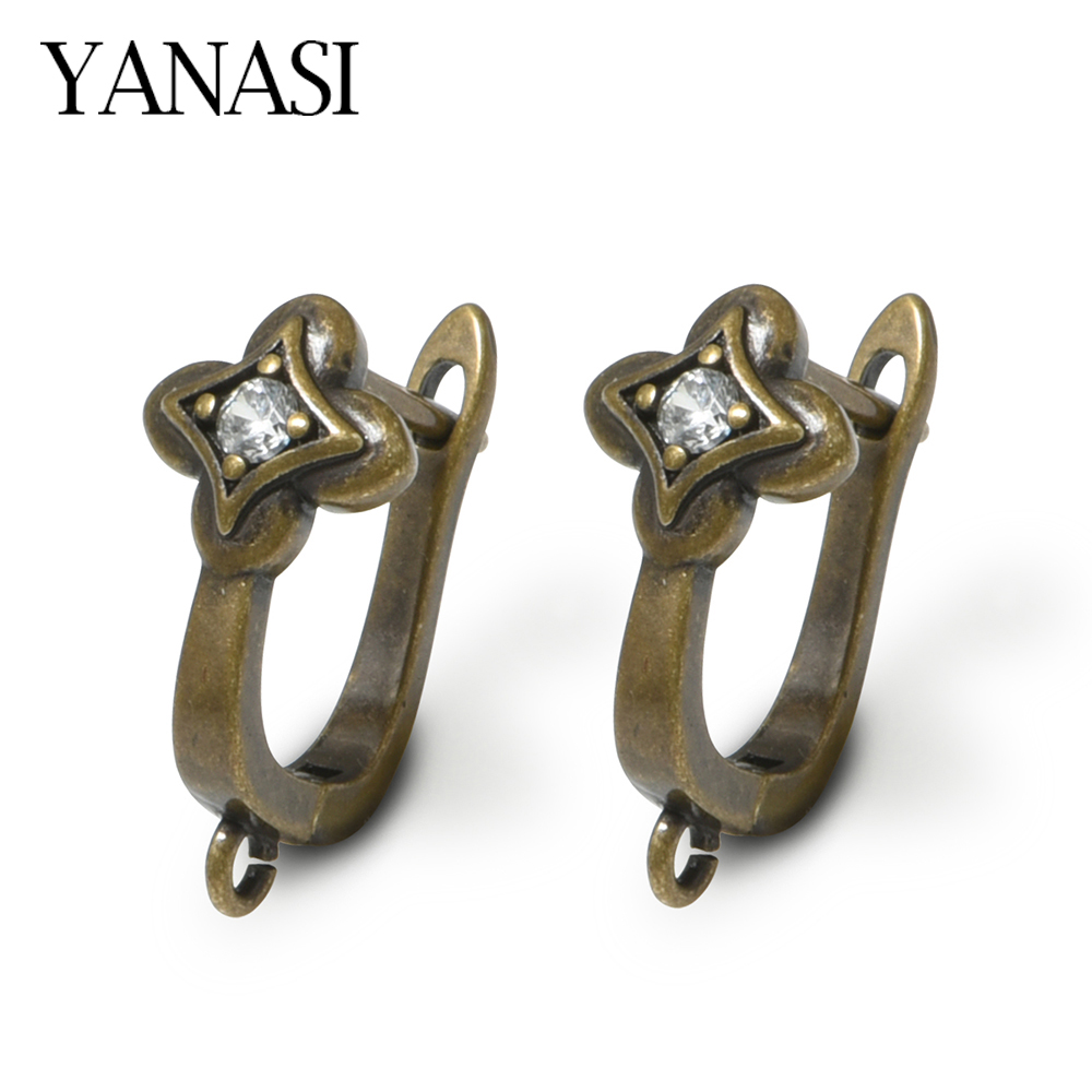 Jewelry Making Hobby - NEW 1 Pair Antique Bronze Brass