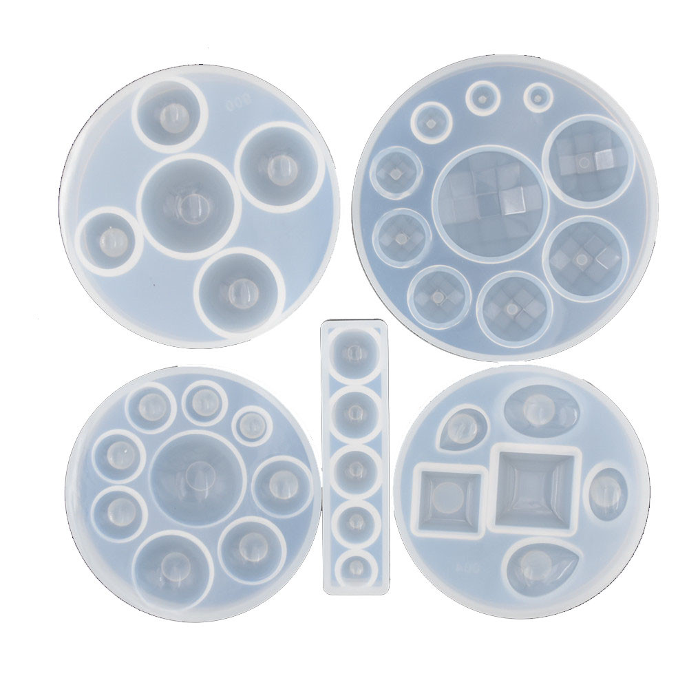 Jewelry Making Tutorials - Silicone Mold half ball Oblate Cabochon