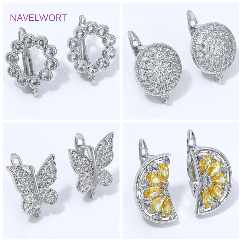 Jewelry Making Hobby - 18K Gold Plated Fan Shape Flower