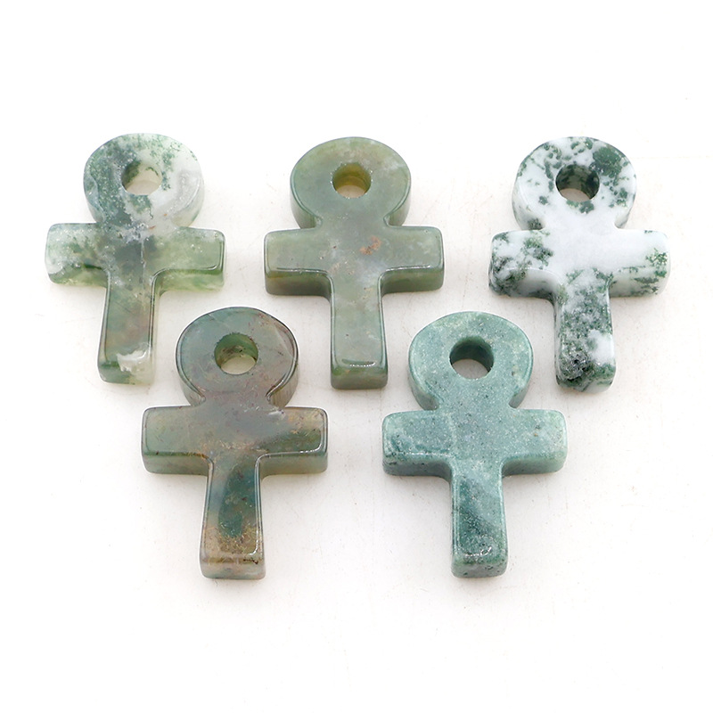 Colorful Agate Ankh Cross Pend - огляд і ціна Jewelry Making Michaels
