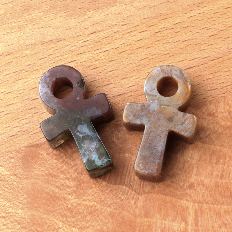 Colorful Agate Ankh Cross Pend - огляд і ціна Jewelry Making Michaels