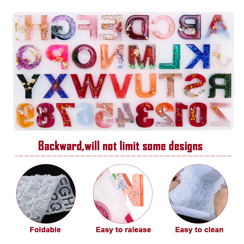 Alphabet Epoxy Resin Mold Kit  - огляд і ціна Jewelry Making Tutorials