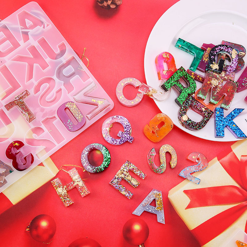 Alphabet Epoxy Resin Mold Kit  - огляд і ціна Jewelry Making Tutorials