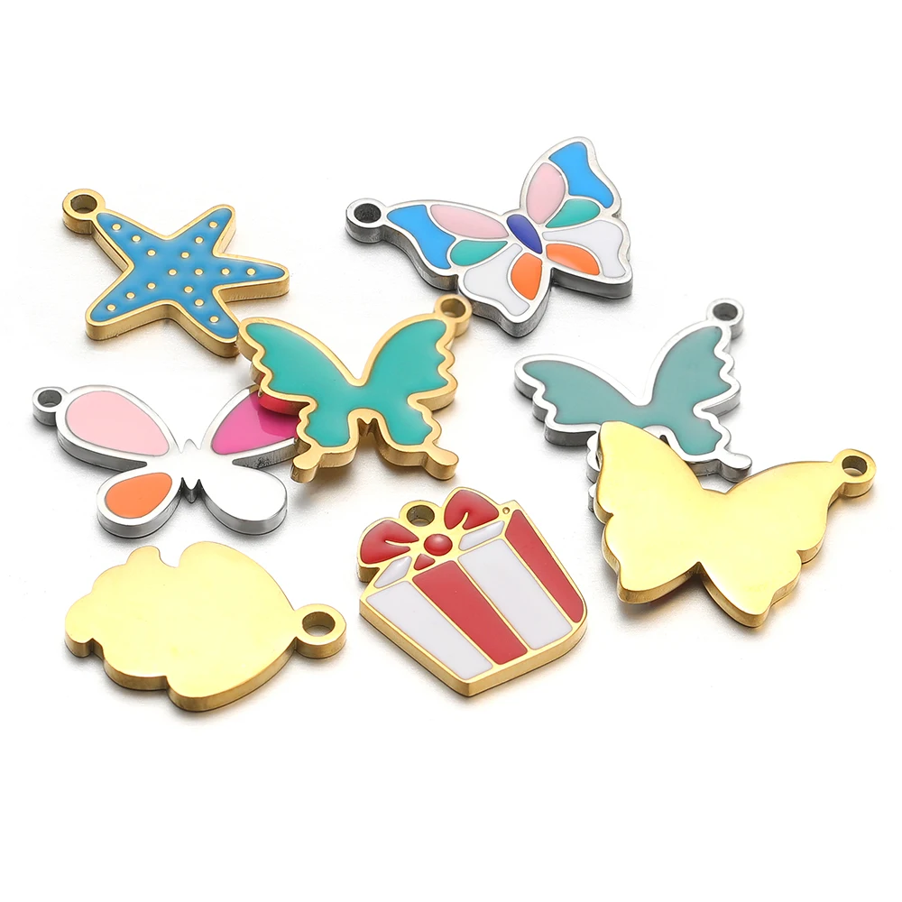 5pcs Stainless Steel Star Butt - огляд і ціна Jewelry Making For 5 Year Old