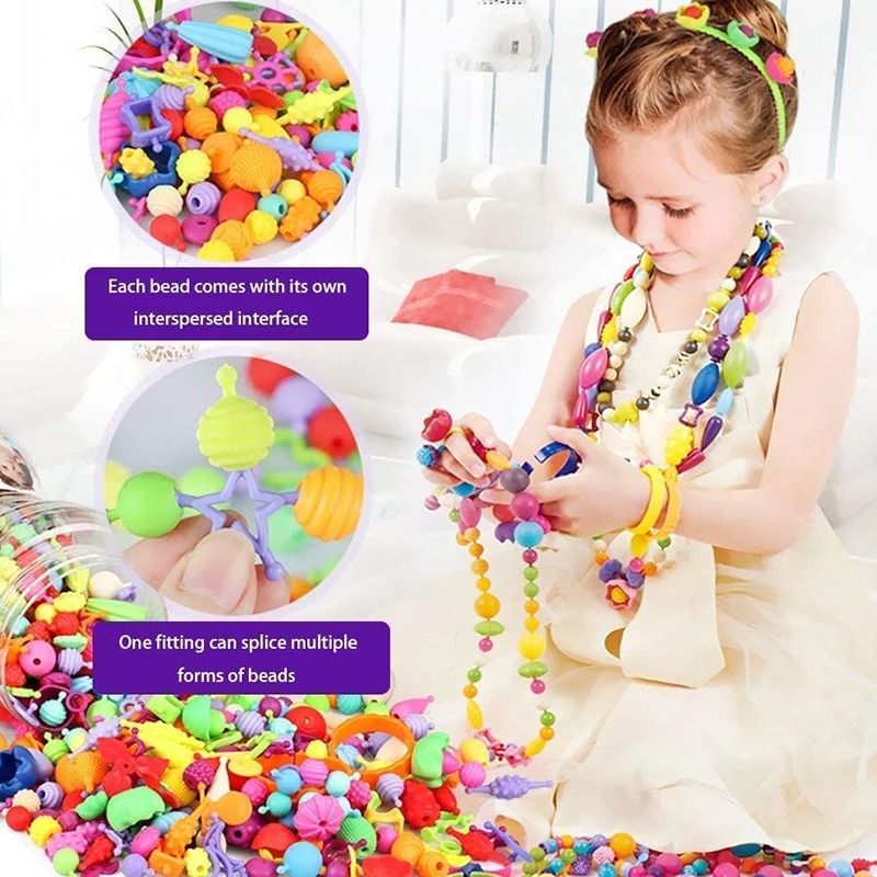 188-608pcs Pop Beads Children  - огляд і ціна Jewelry Making For 5 Year Old