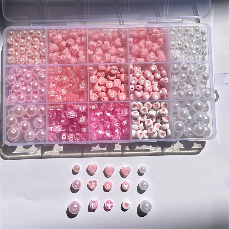 10-piece pink alphabet box, ac - огляд і ціна Jewelry Making Tutorials