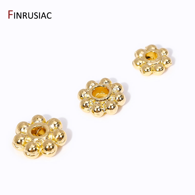 30PCS 4mm/5mm/6mm 14K Real Gol - огляд і ціна Jewelry Making In Bali
