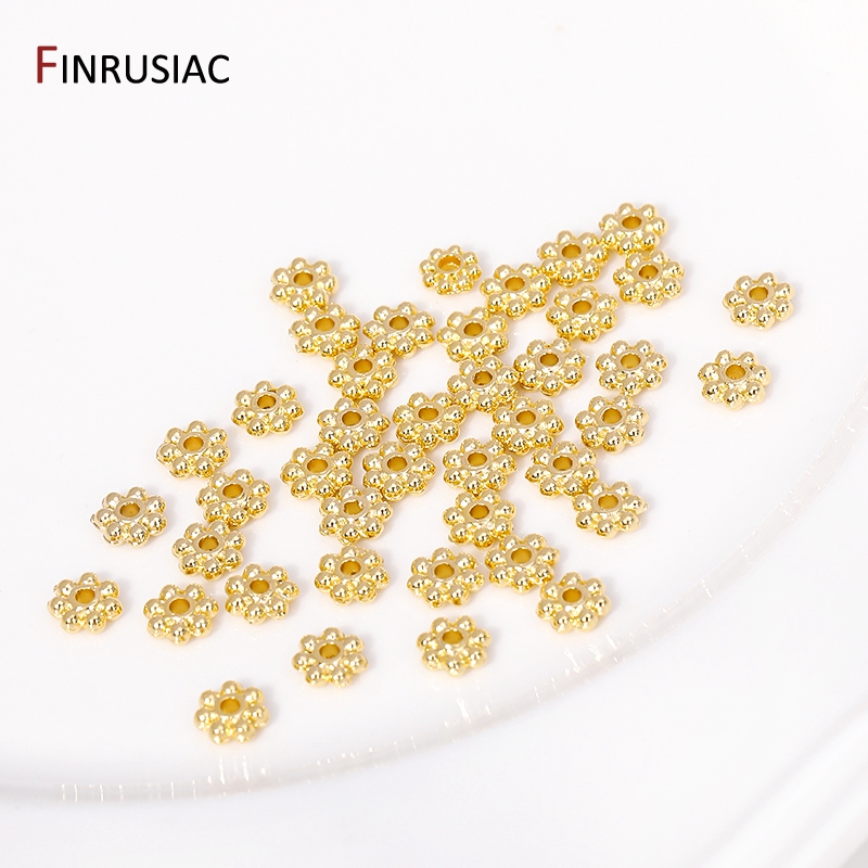 30PCS 4mm/5mm/6mm 14K Real Gol - огляд і ціна Jewelry Making In Bali
