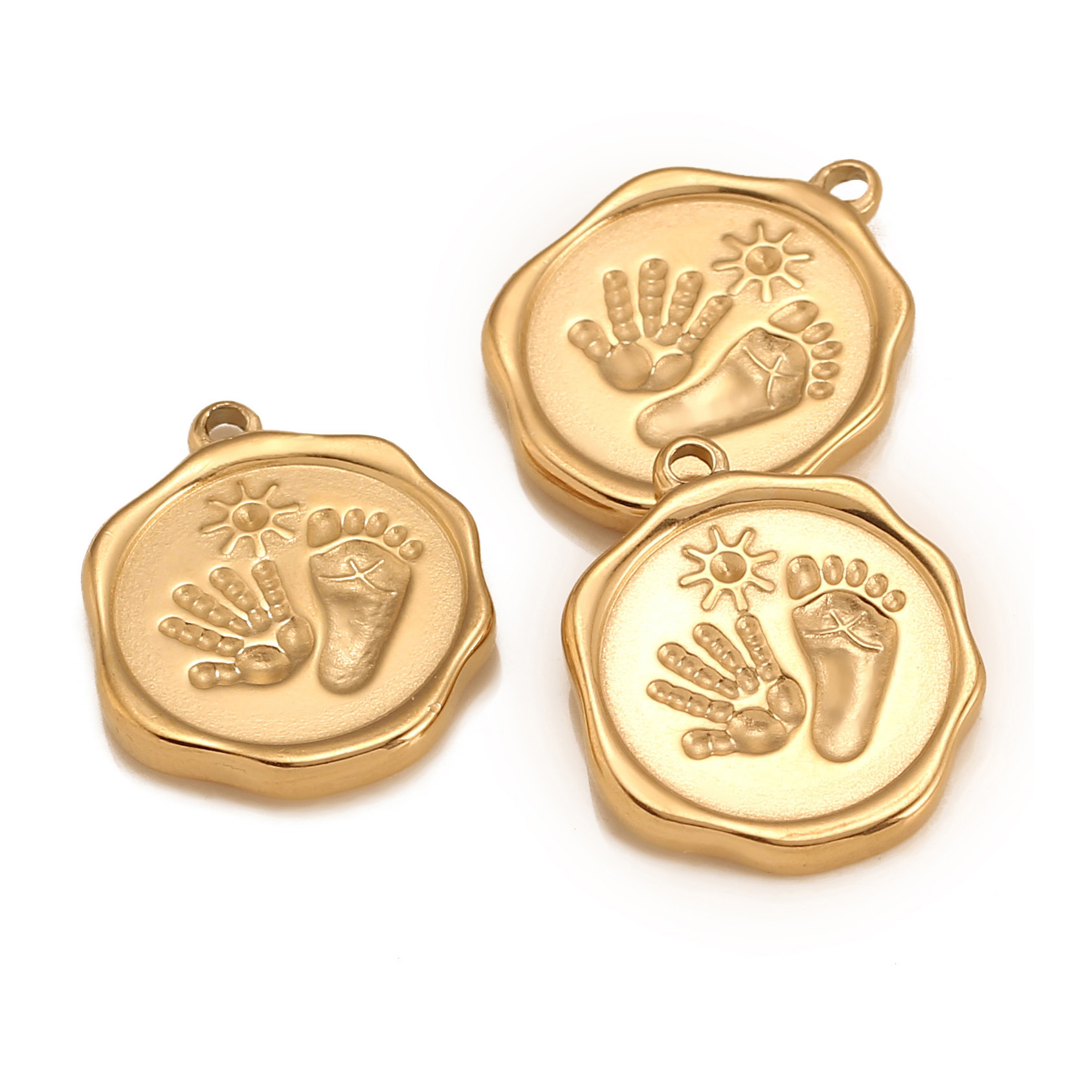 3PC Stainless Steel Cute Baby  - огляд і ціна Jewelry Making For 5 Year Old