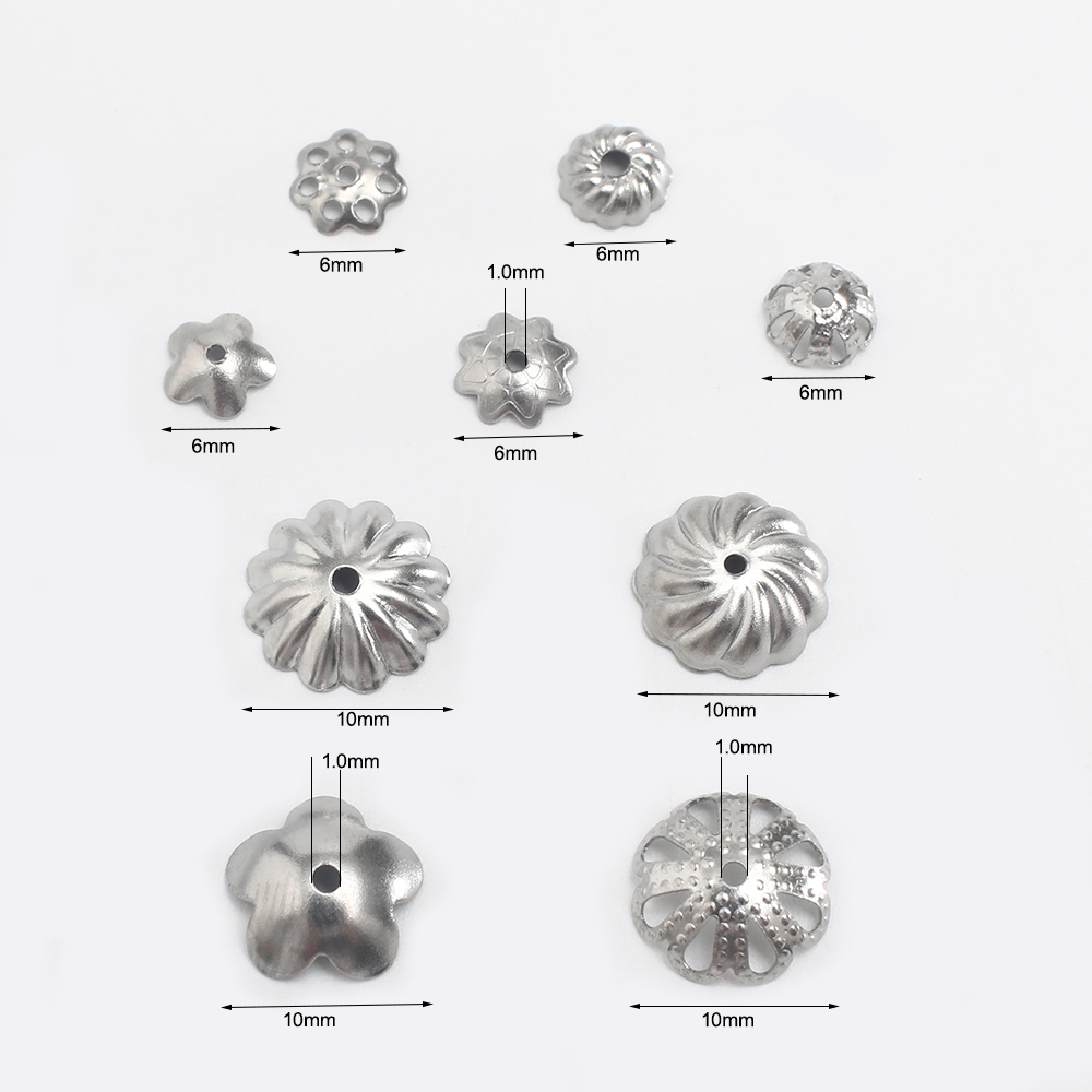 100Pcs Spacer Beads Caps Bali  - огляд і ціна Jewelry Making In Bali