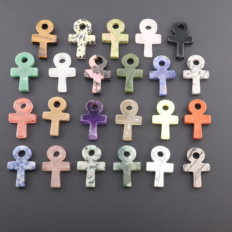 Amethyst Crystal Ankh Cross Pe - огляд і ціна Jewelry Making Michaels