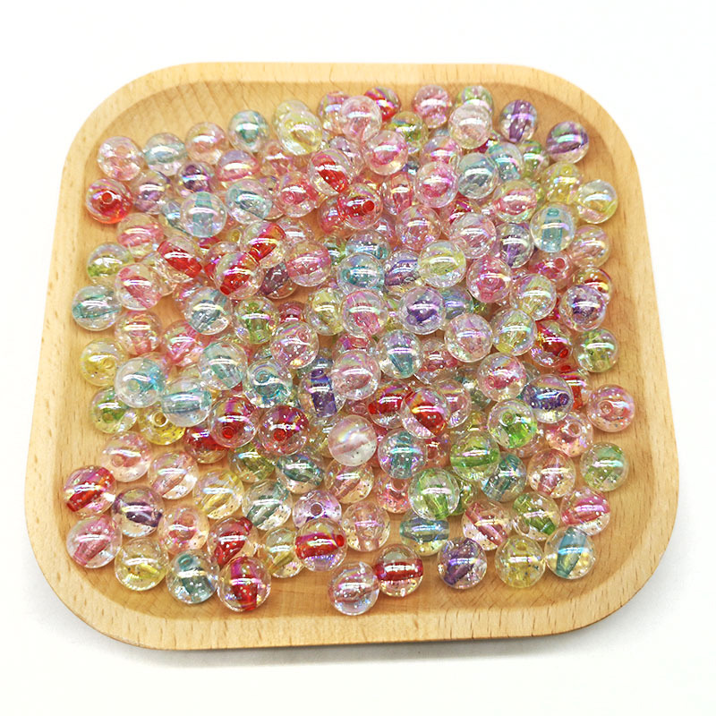 50Pcs 10mm Acrylic Beads Color - огляд і ціна Jewelry Making For 5 Year Old