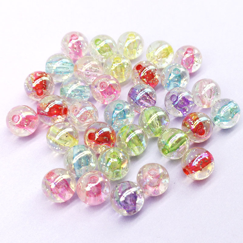 50Pcs 10mm Acrylic Beads Color - огляд і ціна Jewelry Making For 5 Year Old