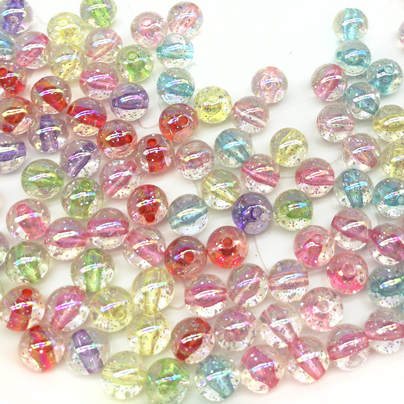 50Pcs 10mm Acrylic Beads Color - огляд і ціна Jewelry Making For 5 Year Old