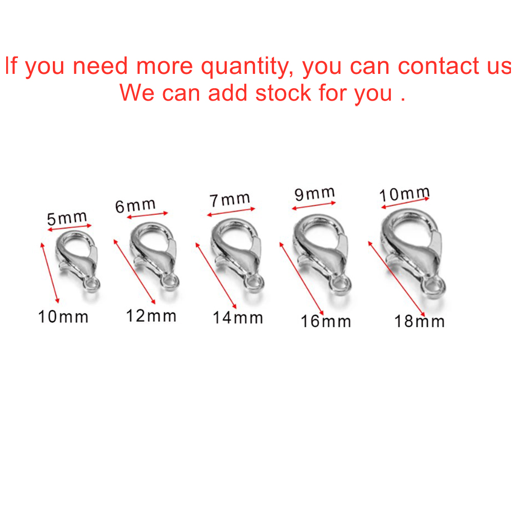 10pcs Multiple Size Lobster Cl - огляд і ціна Jewelry Making Hobby