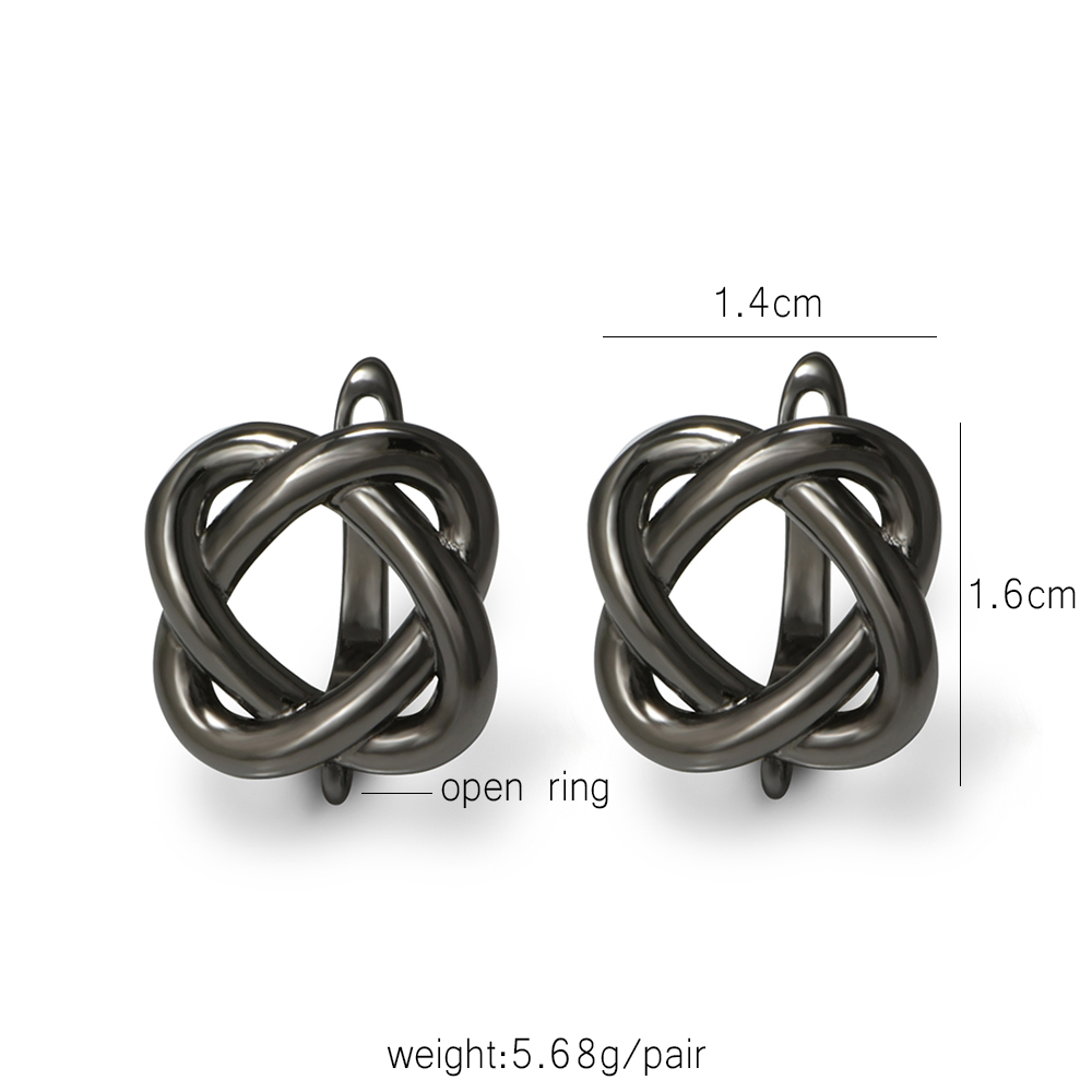 YANASI 1 Pair Gun Black  Brass - огляд і ціна Jewelry Making Hobby