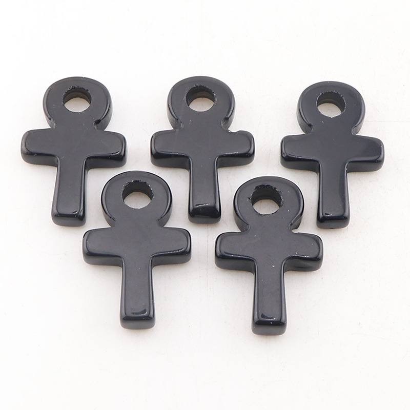 Obsidian Ankh Cross Pendant Li - огляд і ціна Jewelry Making Michaels
