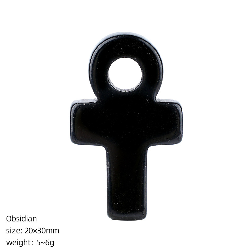 Obsidian Ankh Cross Pendant Li - огляд і ціна Jewelry Making Michaels