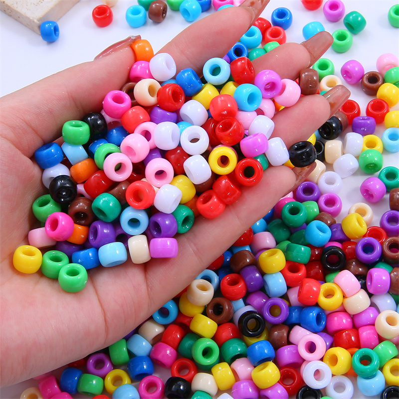 100pcs 6x9mm Large Hole Plasti - огляд і ціна Jewelry Making For 5 Year Old