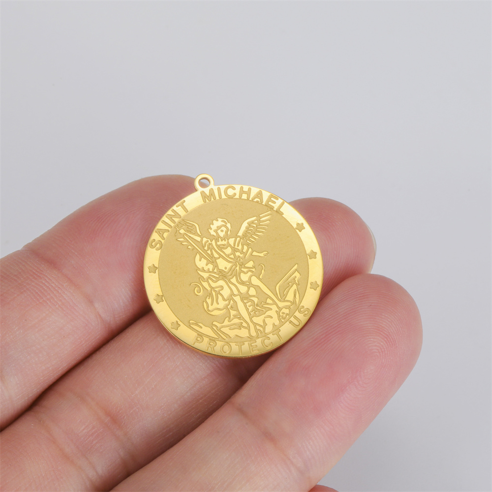 1pc Saint Michael Pendant for  - огляд і ціна Jewelry Making Michaels