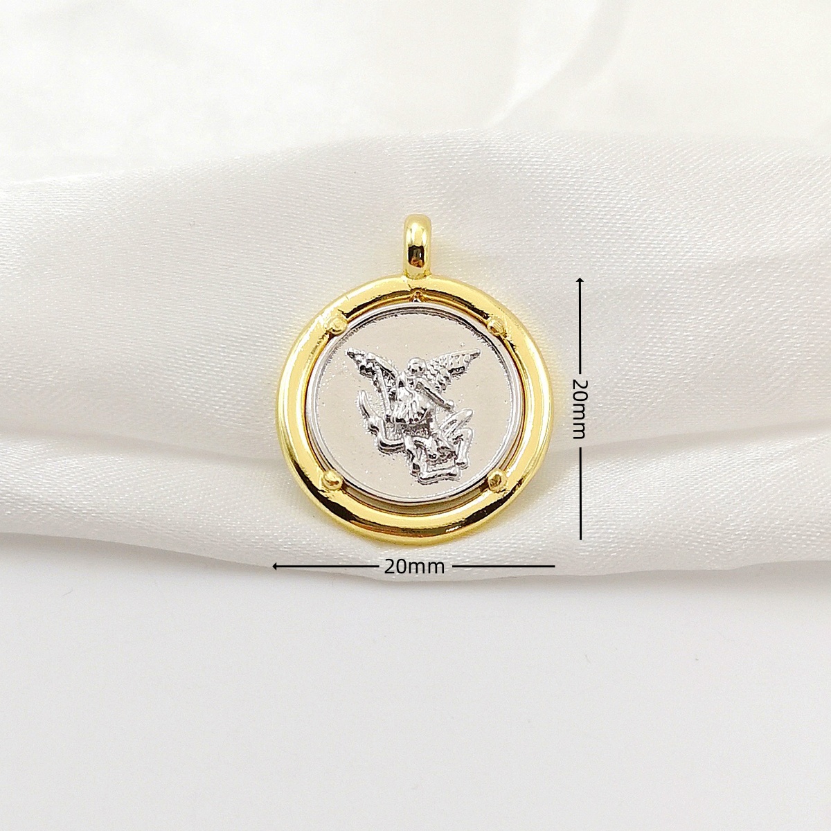 Gold Plated Archangel Saint Mi - огляд і ціна Jewelry Making Michaels