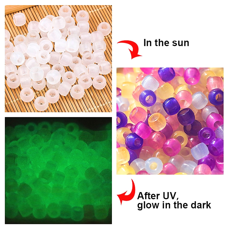 6*8mm UV Changing Reactive Acr - огляд і ціна Jewelry Making For 5 Year Old