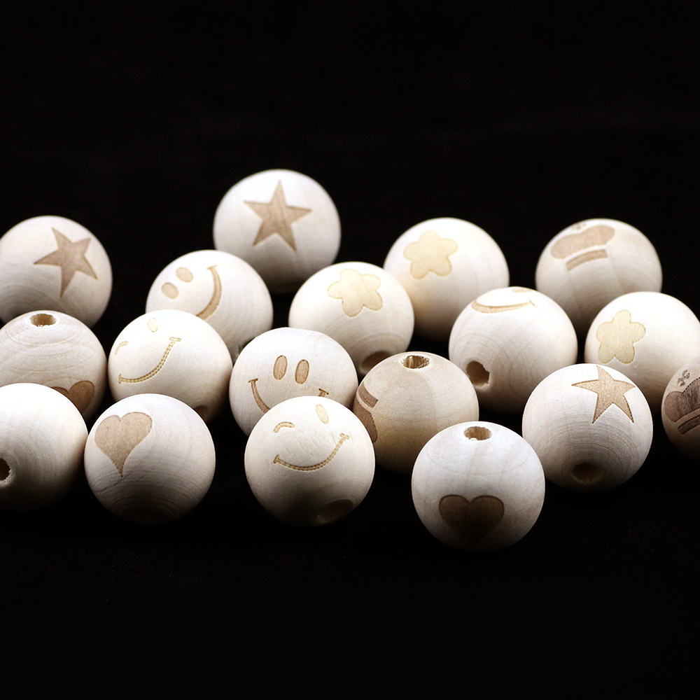 10pcs 20mm Round Natural Wood  - огляд і ціна Jewelry Making For 5 Year Old