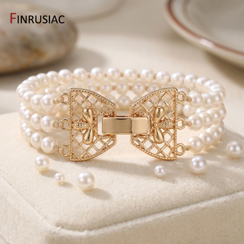 14K Gold Plated Brass 3-Row Pe - огляд і ціна Jewelry Making Hobby