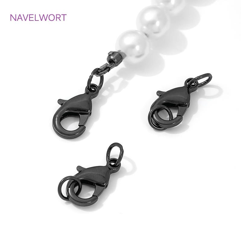 Black Color Brass Lobster Clas - огляд і ціна Jewelry Making Hobby