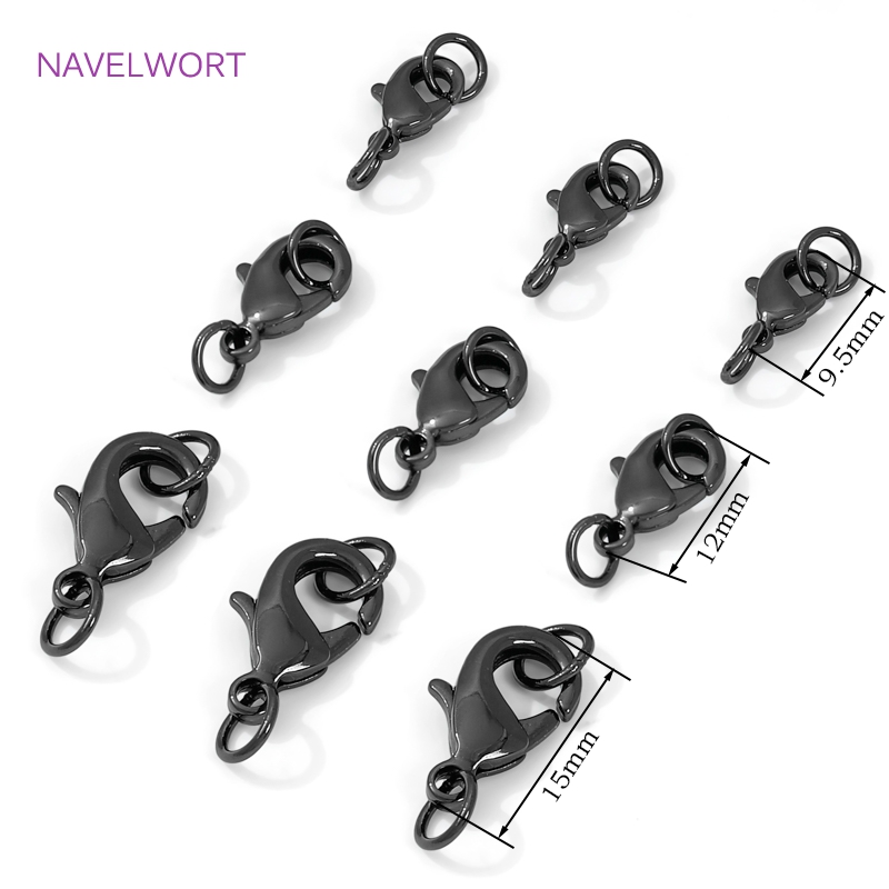 Black Color Brass Lobster Clas - огляд і ціна Jewelry Making Hobby